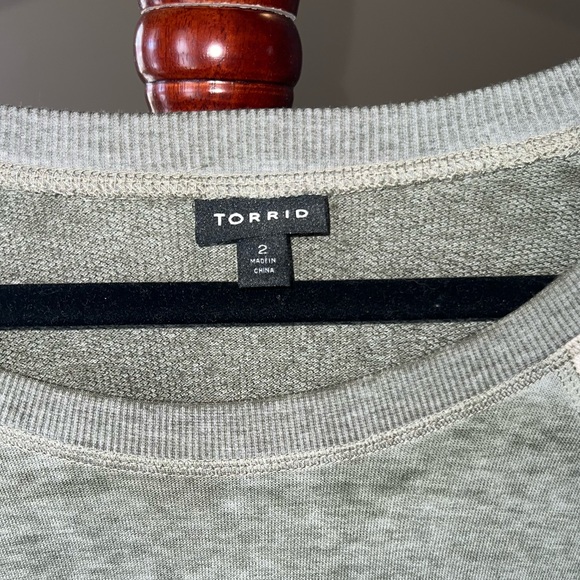 Torrid size 2 baseball light sweater - Picture 2 of 4